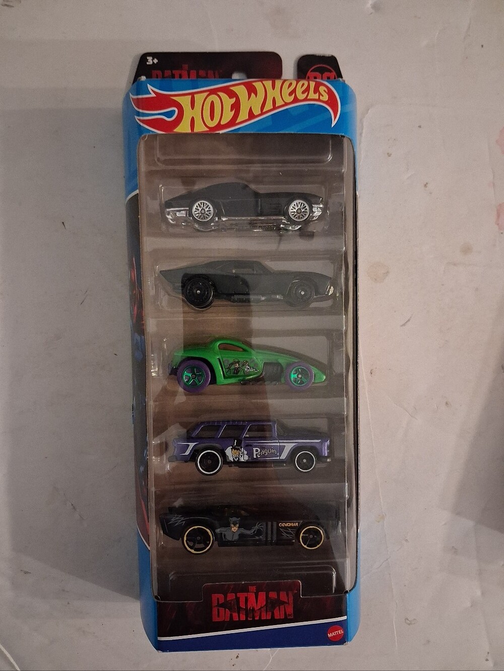 NEW 2022 Hot Wheels The Batman Batmobile 5-Pack